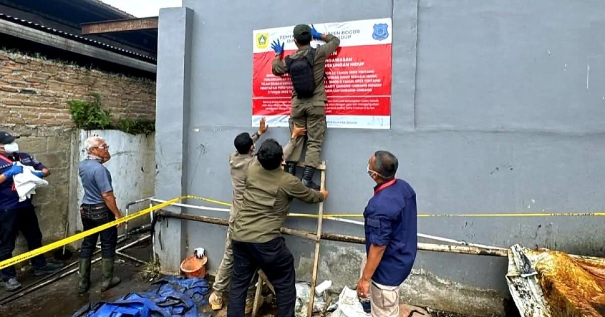 Pemkab Bogor Respon Cepat Aduan Warga, Diduga Mencemari Lingkungan, Perusahaan Limbah B3 di Parungpanjang Disegel