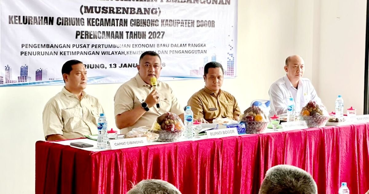 Bupati Bogor Perkuat Strategi Penanganan Banjir dan Penghijauan Wilayah
