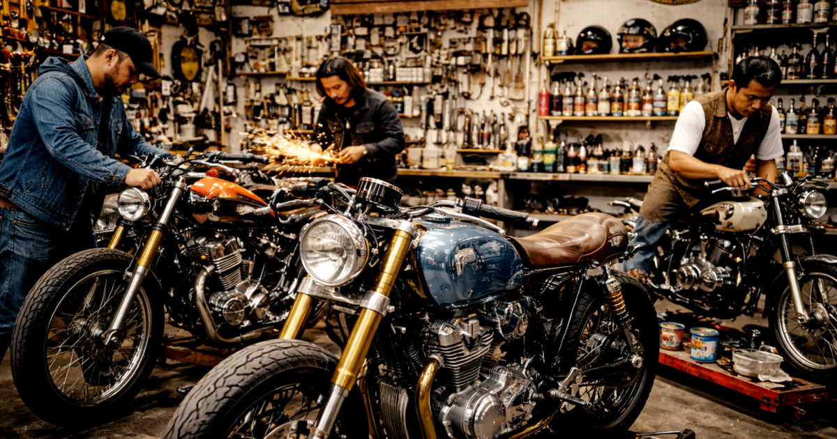 Profil Katros Garage: Builder Motor Klasik dan Custom Indonesia dengan Ciri Desain Modern-Retro Mendunia