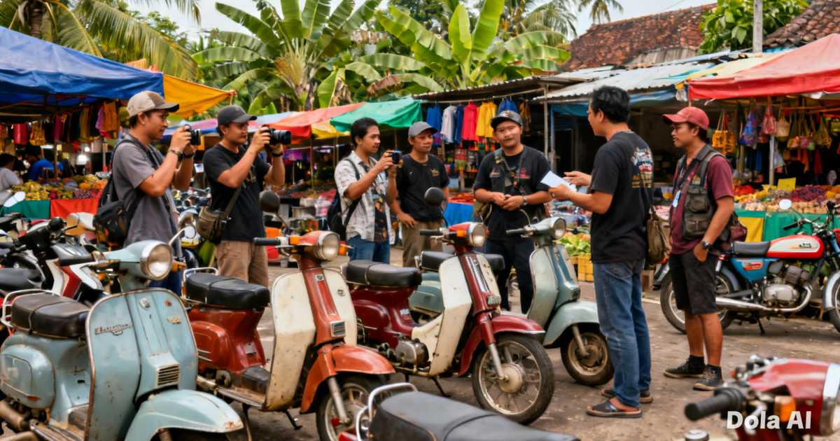 Motor bebek dua tak dan skuter asal Eropa menjadi primadona yang paling sering diburu oleh para pemburu kendaraan antik di tanah air.
