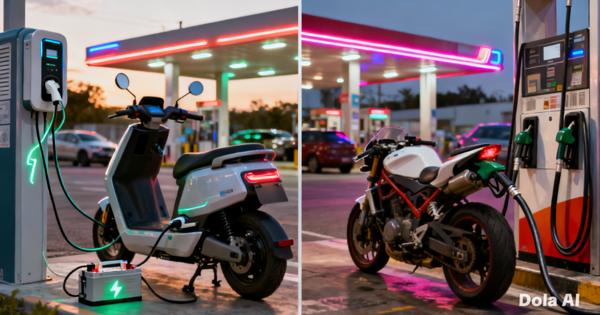 Bedah Total Biaya Kepemilikan Motor Listrik vs Bensin, Mana Paling Hemat?