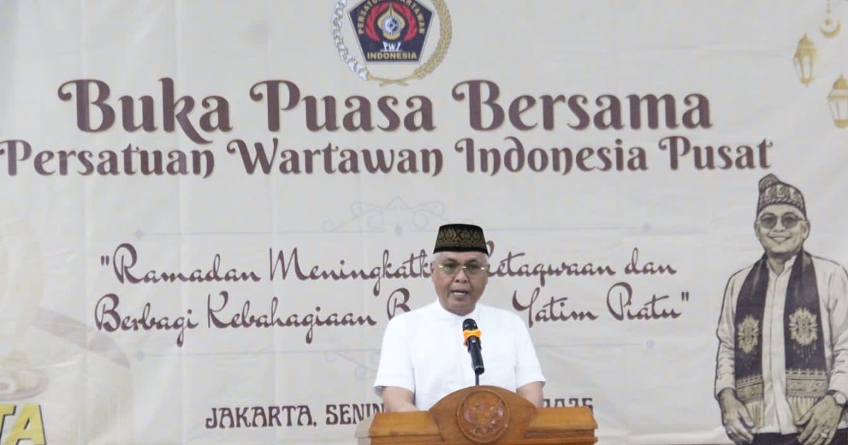 Ketua Umum PWI Pusat, Akhmad Munir.