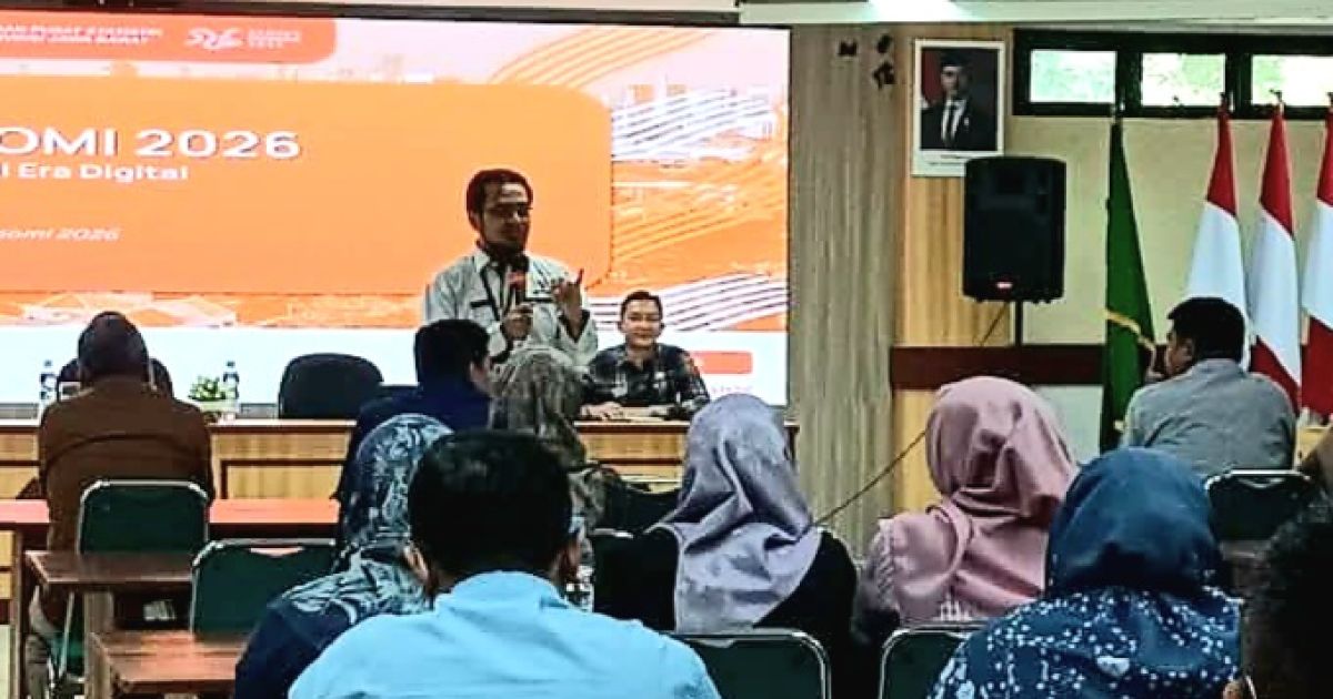 Suasana Sosialisasi Sensus Ekonomi 2026, di Aula Diskominfo Kabupaten Bogor, Selasa, 31 Maret 2026.