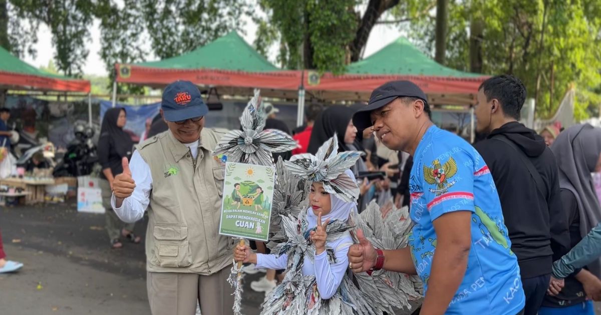 CFD Tegar Beriman Jadi Panggung Edukasi Lingkungan, Kampanye Zero Waste Gaung Keras di Tengah Ribuan Warga