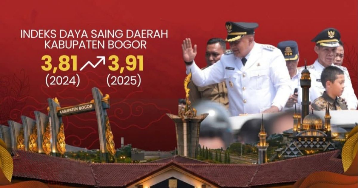Kabupaten Bogor Melejit! Kini Masuk 3 Besar Daerah Paling Maju di Jabar