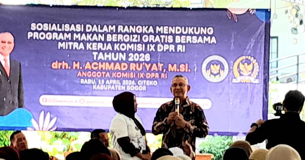 Anggota Komisi IX DPR RI, drh. H. Achmad Ru’yat Sosialisasikan MBG di Cisarua: Ini “Investasi Besar” untuk Masa Depan Indonesia