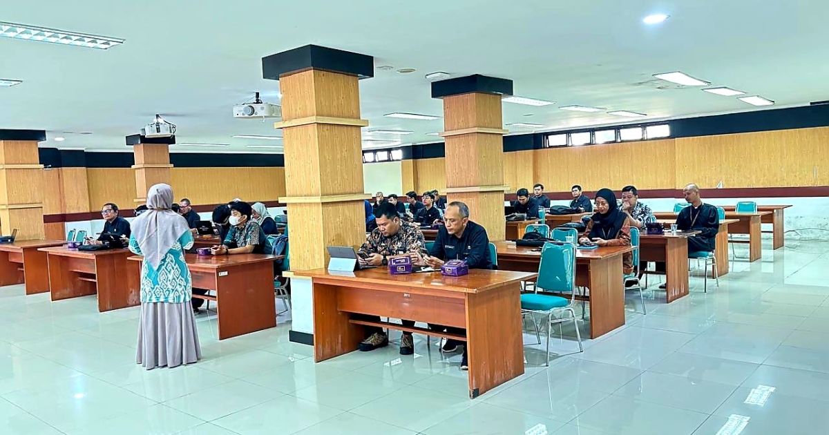 Suasana kegiatan Desk Inventarisasi Kegiatan Statistik Sektoral Tahun 2026,  yang digelar Dinas Komunikasi dan Informatika (Diskominfo), Kamis, 23 April 2026.