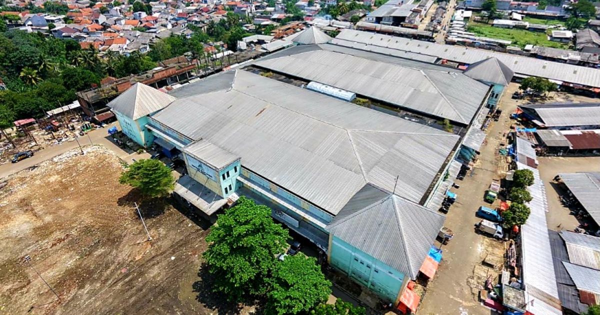 Kawasan Pasar Parung yang akan disulap menjadi kawasan modern dan terintegrasi, sebagai pusat ekonomi, pasar, kuliner, dan transportasi.