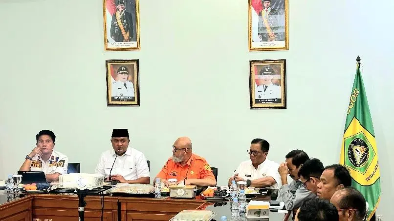 Pemkab Bogor Perkuat Mitigasi dan Kesiapsiagaan Bencana, Bupati Bogor Tegaskan Kolaborasi Lintas Sektor sebagai Kunci