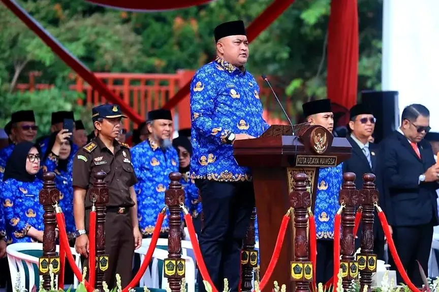 Bupati Rudy Susmanto Lantik 9.687 PPPK Paruh Waktu, Jumlah Terbesar di Indonesia