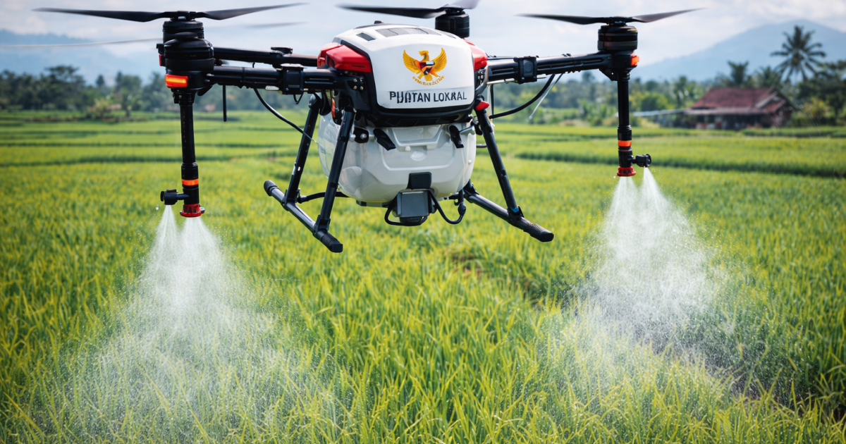 Drone Cerdas Lokal Memimpin Era Pertanian Presisi Indonesia