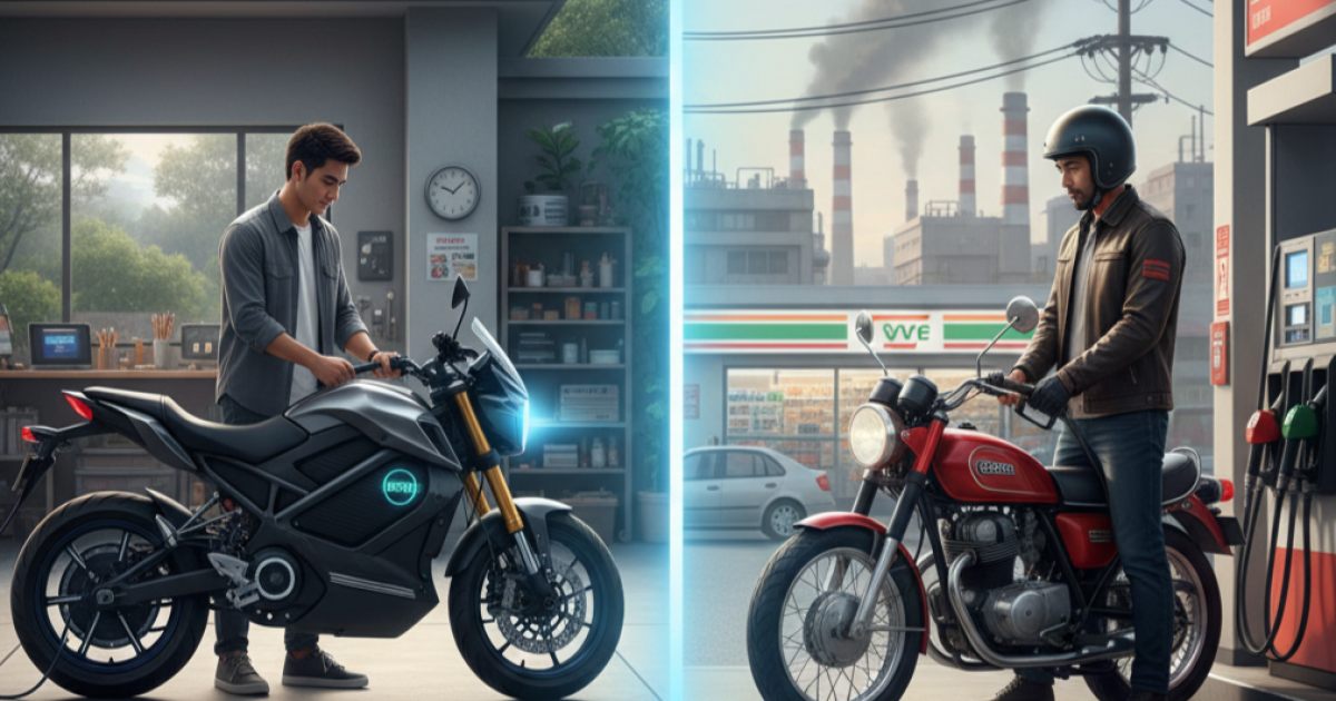 Adu Irit Motor Listrik vs Motor Bensin: Hitung Biaya Operasional Harian Anda