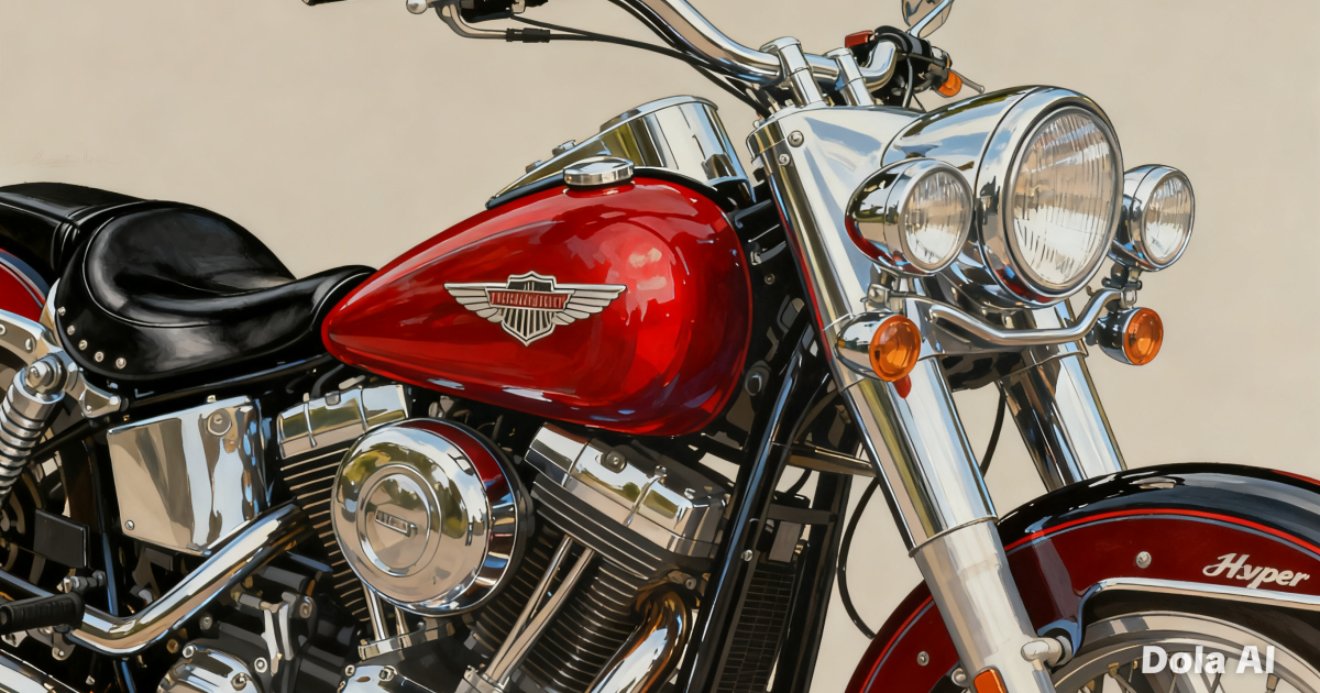 Ilustrasi motor klasik legendaris yang terawat baik, siap menjadi aset investasi bagi kolektor.