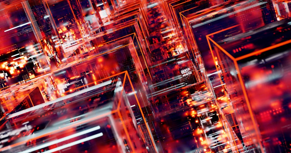 Ilustrasi jaringan koneksi digital global yang menghubungkan berbagai perangkat canggih di seluruh dunia.